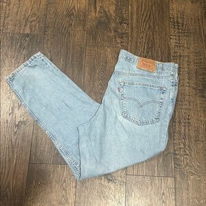 Levi's 550 Relaxed Fit Vintage Y2K Light Jeans USA Made W42 L30